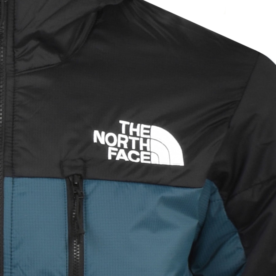 Grey and blue north face jacket best sale